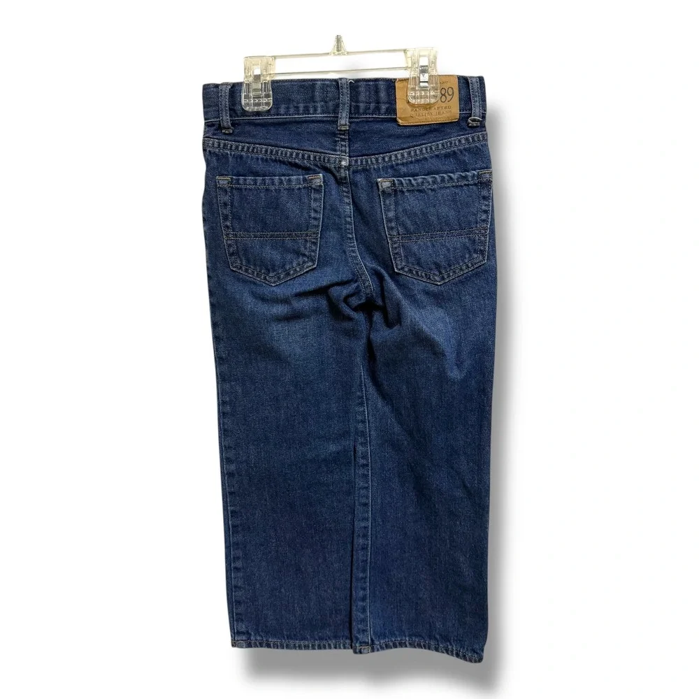 The Children's Place Bootcut Jeans Dark Wash Size‎ 6 Boys Adjustable Waist